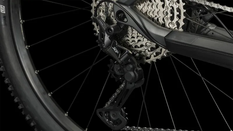 2023 Cube Reaction Hybrid Race 750 Easy Entry Hardtail E-MTB - XL- Grey/Metal-5